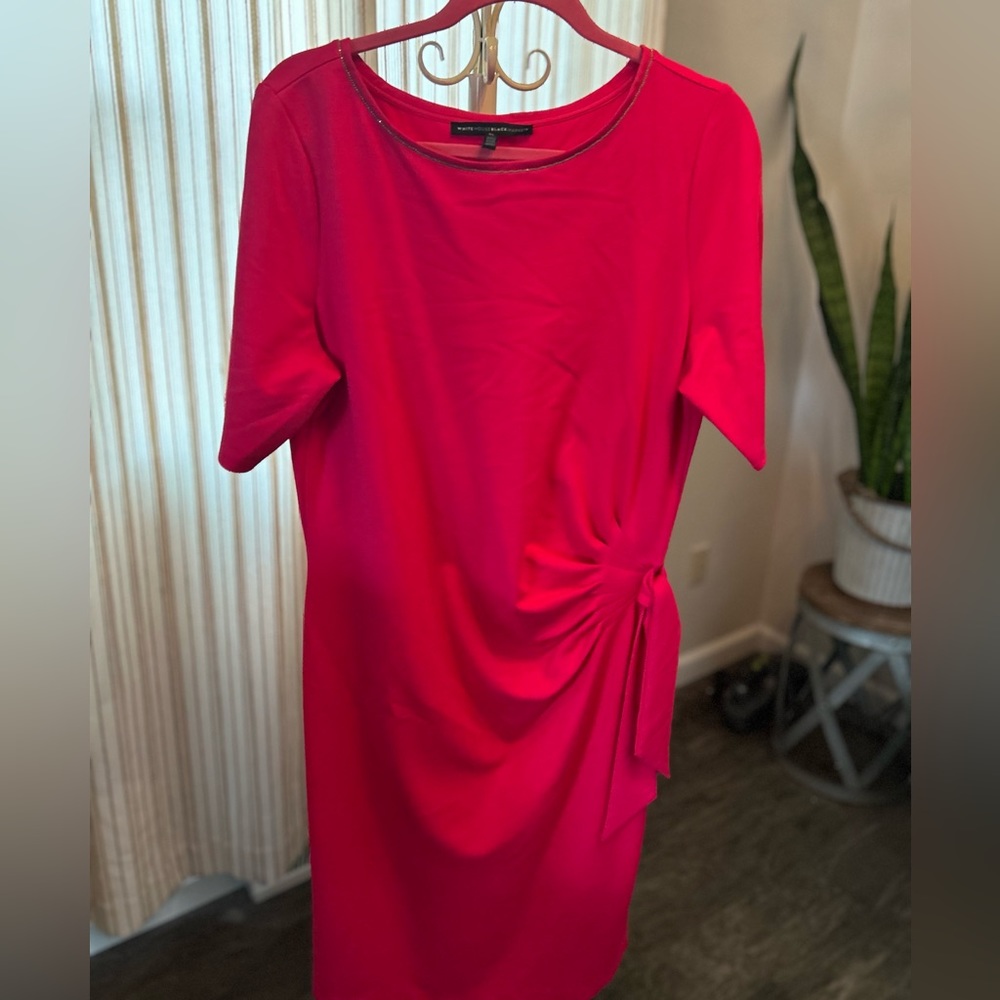 White House Black Market Fuschia Dress